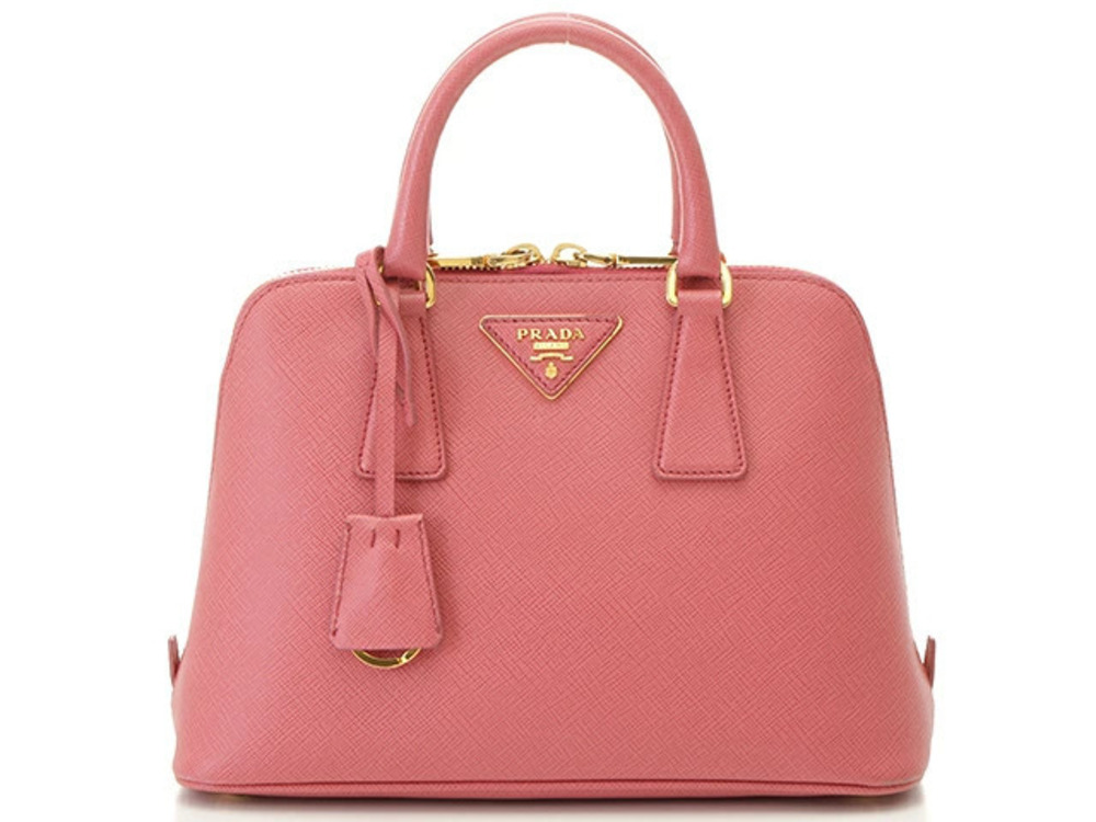 Prada handbag Saffiano leather pink